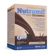 Odchudzanie i oczyszczanie - Olimp Nutramil Complex Diabetic - 6 saszetek Czekolada-Chocolate - miniaturka - grafika 1