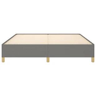 Lumarko Rama łóżka, ciemnoszara, 160x200 cm, obita tkaniną - Łóżka - miniaturka - grafika 6