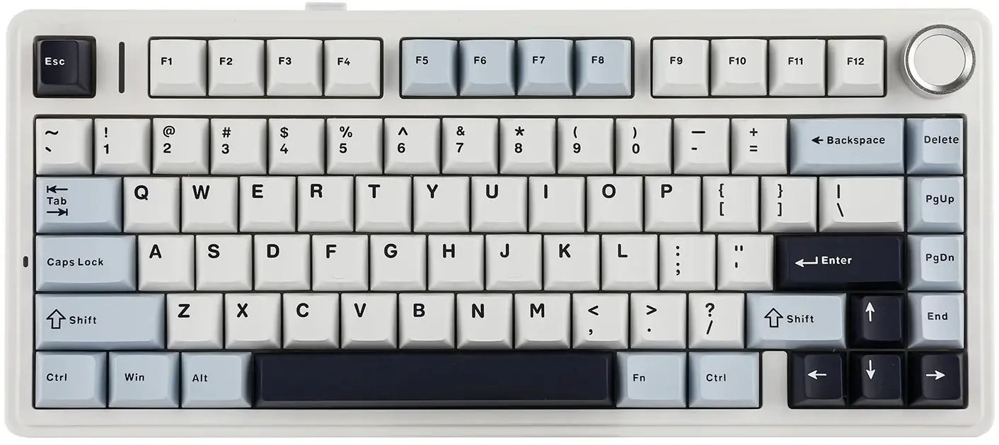 Aula F75 EN / RU Layout Mechanical Gaming keyboard White Reaper switch