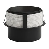 Akcesoria kominkowe - Zestaw podłączeniowy do kominów ceramicznych WKC180/180-CZ2 - miniaturka - grafika 1