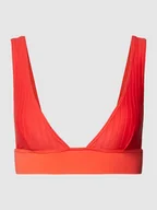Stroje kąpielowe - Top bikini z prążkowaniem - miniaturka - grafika 1