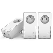 Wzmacniacze sygnału wifi - Transmiter sieciowy Strong 1000 Triple FR (POWERL1000TRIFR) Biały - miniaturka - grafika 1