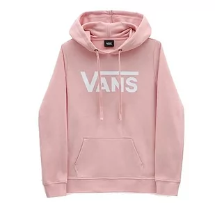 Vans Damska bluza z kapturem Drop V Logo Bluza z kapturem, srebrno-różowa, L, Srebrno-różowy, L - Bluzy damskie - miniaturka - grafika 1
