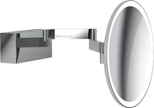 Lusterko kosmetyczne powiększające x5 Vision chrom ścienne - Lusterka do makijażu - miniaturka - grafika 1