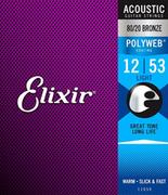 Struny gitarowe  - Elixir polyweb Bronze Acoustic Guitar Strings E11050 - miniaturka - grafika 1