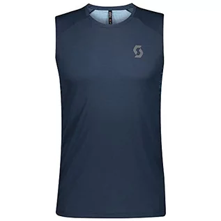 Koszulki sportowe męskie - Scott Koszulka Ramiączka Ms Trail Run Mężczyzna, Niebieski, XL - grafika 1