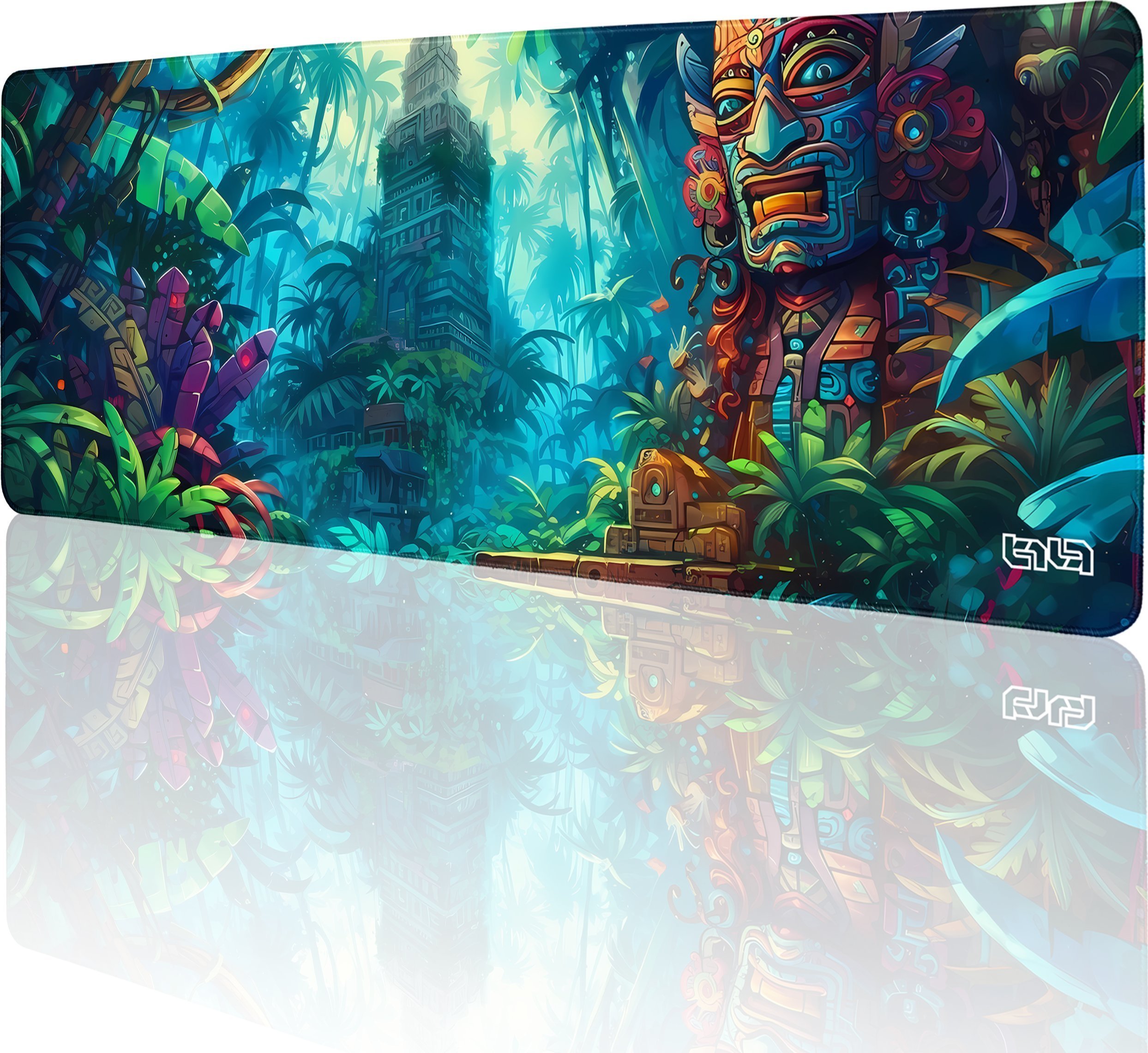 Podkładka Tilt PODKŁADKA POD MYSZKĘ XXL Azteckie Echa 80x30 TILT Na biurko Wytrzymała XXL