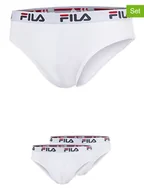 Majtki męskie - Fila Slipy (3 pary) w kolorze białym - miniaturka - grafika 1