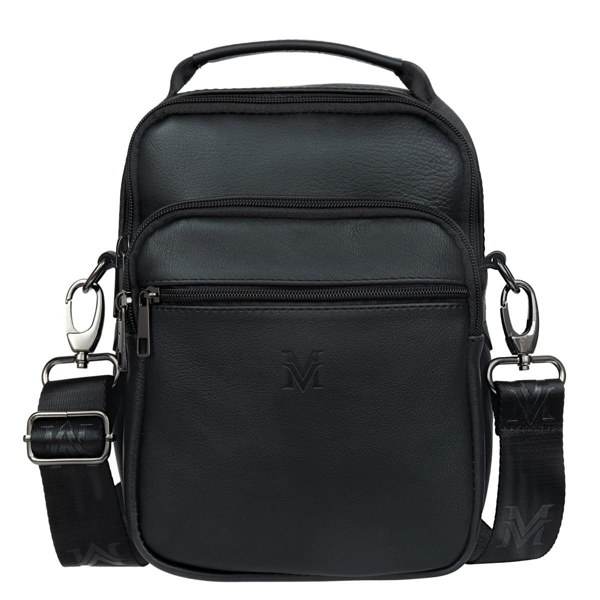 Torba Męska Skórzana VerMari Flinta Czarna