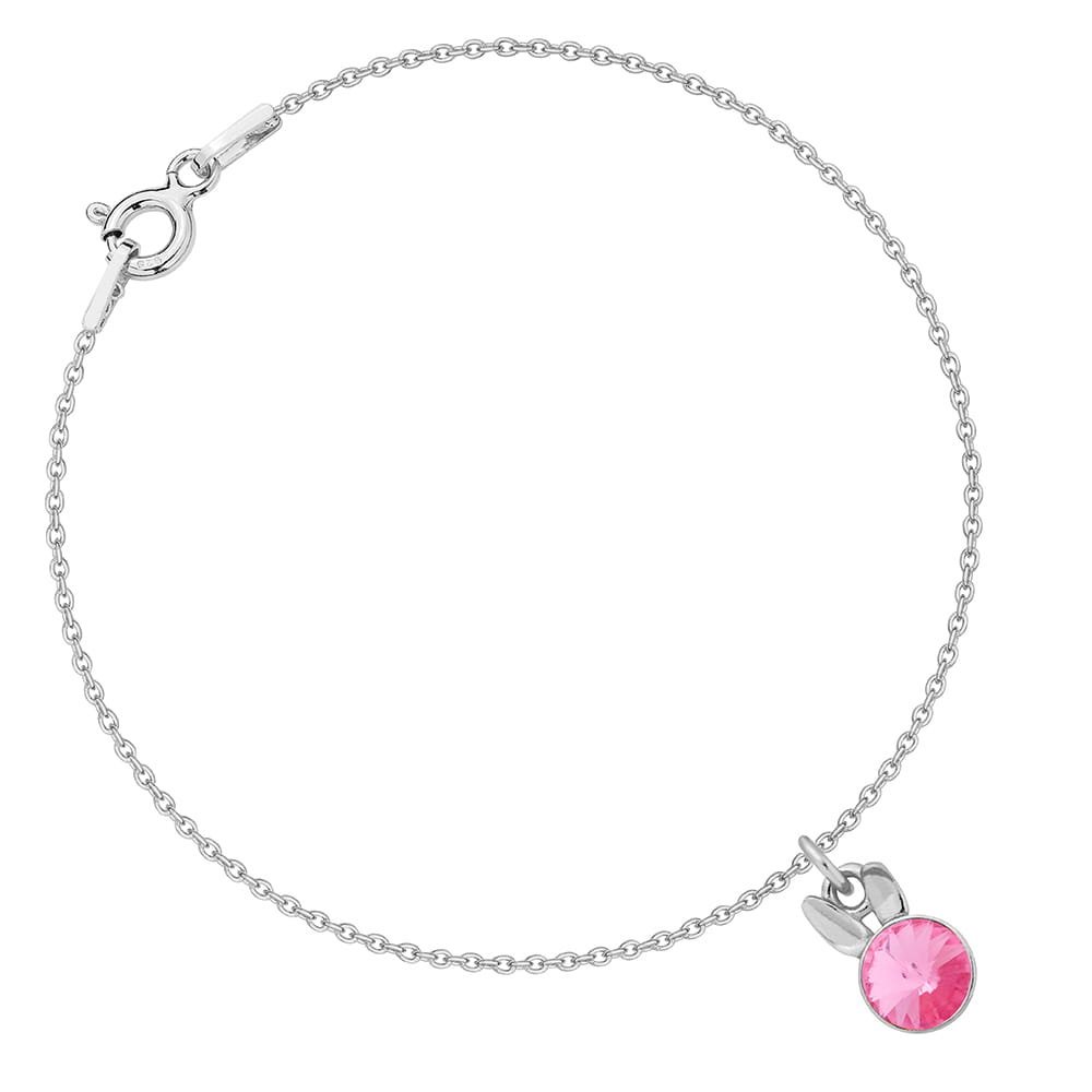 MYNESS Bransoletka z króliczkiem z kryształem Swarovski /2105/