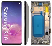 Części serwisowe do telefonów - WYŚWIETLACZ EKRAN LCD DO TELEFONU SAMSUNG GALAXY S10 INCELL RAMKA CZARNA - miniaturka - grafika 1