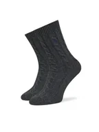 Skarpetki męskie - Polo Ralph Lauren Skarpety Wysokie Męskie 4,55955E+11 Szary - miniaturka - grafika 1