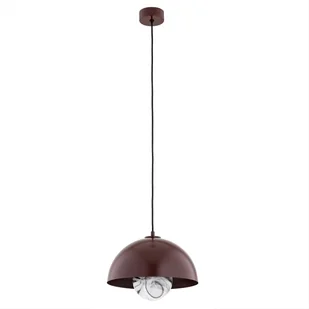 Wisząca lampa Piava w odcieniu czekoladowego brązu - Lampy sufitowe - miniaturka - grafika 1