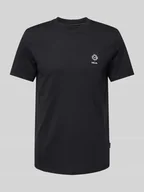 Koszulki męskie - T-shirt z wyhaftowanym motywem i napisem model ‘JANUS’ - miniaturka - grafika 1