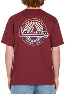 Koszulki męskie - t-shirt męski VOLCOM INITIAL TEE Heather Plum - miniaturka - grafika 1