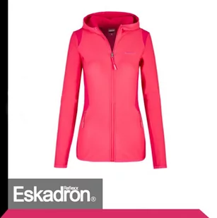 Eskadron Bluza rozpinana damska Tech-Jersey Zip Hood Reflexx Equestrian Fanatics S/S 21 - - pink - Kurtki jeździeckie - miniaturka - grafika 1