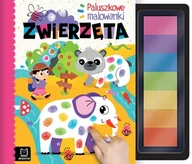 Kolorowanki, wyklejanki - Paluszkowe malowanki. Zwierzęta - miniaturka - grafika 1