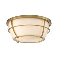 Lampy sufitowe - Chance plafon mosiądz QZ-CHANCE-F-PNBR Quoizel - miniaturka - grafika 1