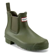 Kalosze damskie - HUNTER Damskie kalosze W Org Chelsea Rma, oliwkowy, 38 EU - miniaturka - grafika 1