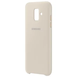 Samsung Etui Dual Layer Cover do Samsung Galaxy A6 Plus 2018 Złoty (EF-PA605CFEGWW) - Etui i futerały do telefonów - miniaturka - grafika 1