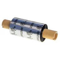 Taśmy do drukarek barwiące - Taśma termotransferowa Zebra 64mm x 74m 0,5"/110mm woskowo-żywiczna (03200GS06407) black - miniaturka - grafika 1
