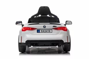 Pojazd BMW M4 Biały - Pojazdy elektryczne dla dzieci - miniaturka - grafika 1
