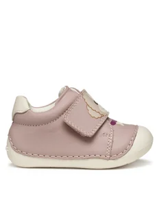 Geox Sneakersy B Tutim B3540B 00085 C8011 Różowy - Buty dla dziewczynek - miniaturka - grafika 1