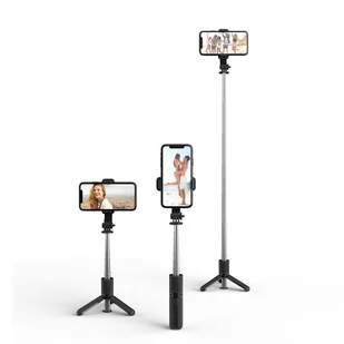 TECH-PROTECT L02S WIRELESS SELFIE STICK TRIPOD BLACK - Selfie stick - miniaturka - grafika 7
