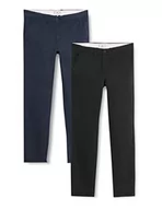 Spodnie męskie - Jack&Jones JJJDAVE AKM 2PK MP chinosy męskie, czarne/opakowanie: granatowy blezer, 31, Czarny/opakowanie: granatowy, 31W / 30L - miniaturka - grafika 1