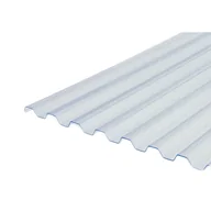 Pokrycia dachowe - Płyta PVC przeźroczysta TRAPEZ 70/18 900 x 2500 x 0,8 mm - miniaturka - grafika 1