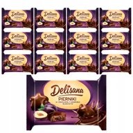 Ciastka - Delisana Pierniki z nadzieniem śliwkowym w czekoladzie 200g x 15 sztuk - miniaturka - grafika 1