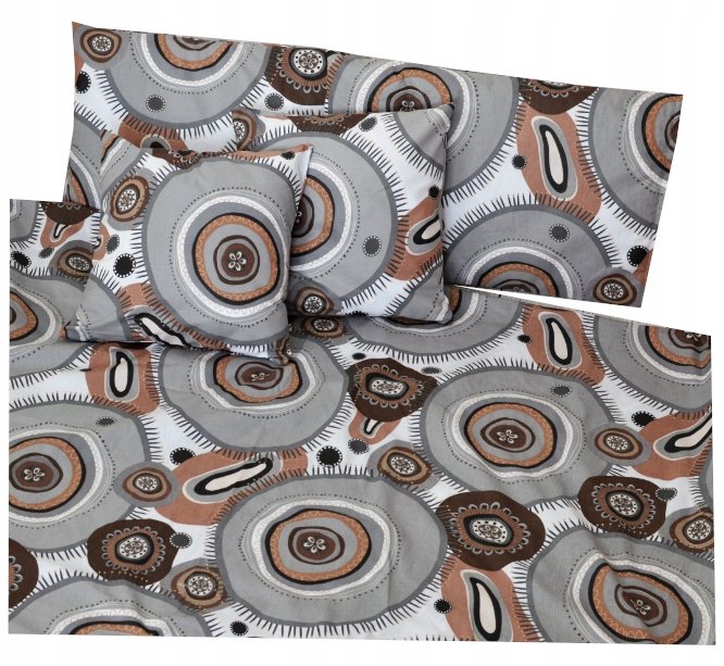 Komplet Pościeli Bawełnianej 160X200 Dwustronna Poduszki 70X80 Bawełna 100%