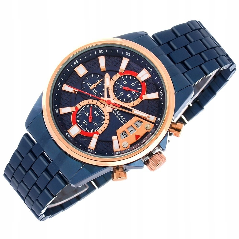 Zegarek Perfect ZEGAREK MĘSKI PERFECT M504CH-06 - CHRONOGRAF