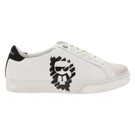 Sneakersy damskie - Damskie Sneakersy KARL LAGERFELD SKOOL NU IKONIC STENCIL LO KL60123-011 – Biały - miniaturka - grafika 1
