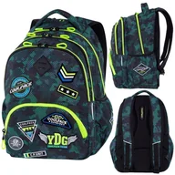 Plecaki szkolne i tornistry - Plecak młodzieżowy Bentley Badges Boys Green - Coolpack - miniaturka - grafika 1