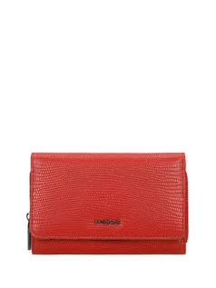 Portfele - Wojas Skórzany portfel w kolorze czerwonym - (S)15 x (W)10 x (G)3 cm - grafika 1