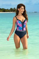 Stroje kąpielowe - Kostium kąpielowy Doris 06 Granatowy (Rozmiar 70E/36) - miniaturka - grafika 1