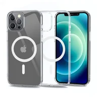 Etui i futerały do telefonów - Tech-Protect Etui FlexAir Hybrid MagSafe do Apple iPhone 12 Pro Max Przezroczysty - miniaturka - grafika 1