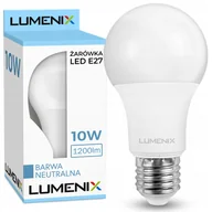 Żarówki LED - Żarówka Led E27 10W 1200lm Neutralna Kula Premium CCD Niemrugająca - miniaturka - grafika 1