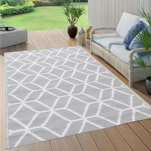 VidaXL Lumarko Dywan na zewnątrz, szary, 160x230 cm, PP! 310422 VidaXL - Markizy - miniaturka - grafika 1
