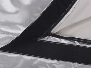 Pokrowiec na puf worek 180 x 230 cm srebrny FUZZY - Pufy i podnóżki - miniaturka - grafika 4