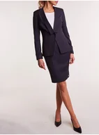 Spódnice - Spódnica granatowa Modern - miniaturka - grafika 1