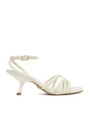 Sandały damskie - GINO ROSSI Sandały EO-LS655783-1 Écru - miniaturka - grafika 1