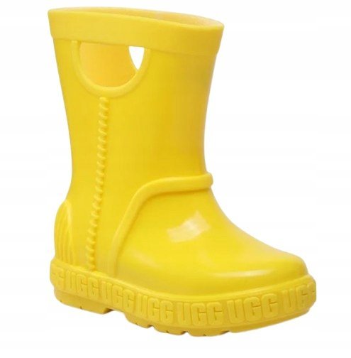 UGG KALOSZE DZIECIĘCE ŻÓŁTE WSUWANE LOGO 30 1J0A