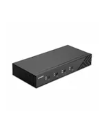 Przełączniki KVM - Przełącznik KVM LINDY 4-portowy USB 2.0 & Audio KM Switch - miniaturka - grafika 1