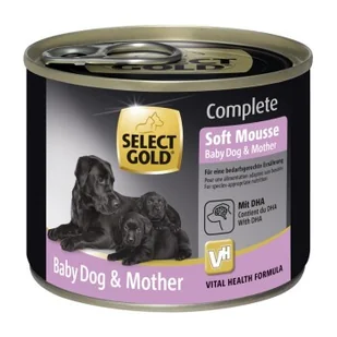 SELECT GOLD mokra karma dla psa Complete Soft Mousse Baby & Mother 6x180 g - Mokra karma dla psów SELECT GOLD mokra karma dla psa Complete Soft Mousse Baby & Mother 6x180 g - Mokra karma dla psów - miniaturka - grafika 1
