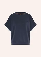 Bluzy damskie - Boss Bluza Nierozpinana Enari blau - BOSS - miniaturka - grafika 1