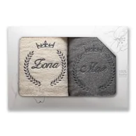 Ręczniki - Komplet Ręczników 2szt. 70x140 Carol 34 - miniaturka - grafika 1