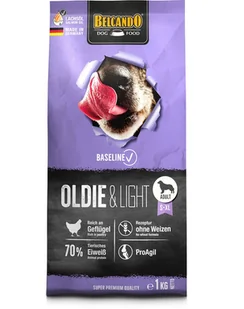 BELCANDO Baseline Oldie & Light 1 kg - Sucha karma dla psów - miniaturka - grafika 1
