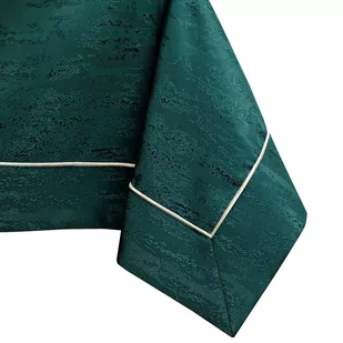 Obrus Vesta Butelkowa zieleń Tłoczony Nowoczesny 120x160 AmeliaHome - TCLOTH/AH/VESTA/BRD/PPG/BOTTLEGREEN/120X160 - Obrusy i serwetki - miniaturka - grafika 1